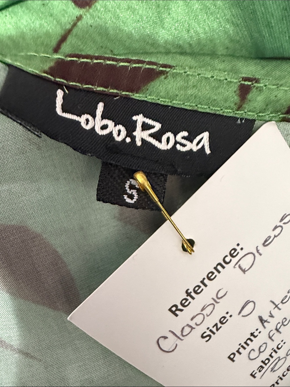 NWT LOBO ROSA CLASSIC DRESS - Picture 8 of 8